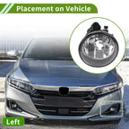 1 Pc Fog Light Grill for BMW X6 (2013–2015) No. 63177311351 Clear