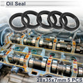 Set of 5 Oil Seal Rotary Shaft Seal TC Ring 28x35x7mm Nitrile Rubber