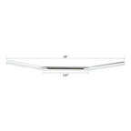 26 Wide 1 Fat Handlebar for Harley Softail Dyna Cafe Racer Chrome