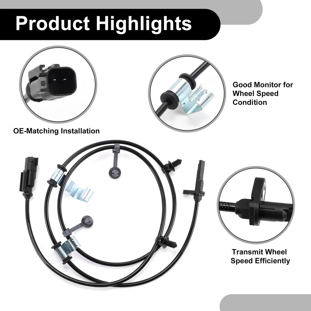 ABS Wheel Speed Sensor for Ford Edge (2011–2012) No.BT4Z2C190B