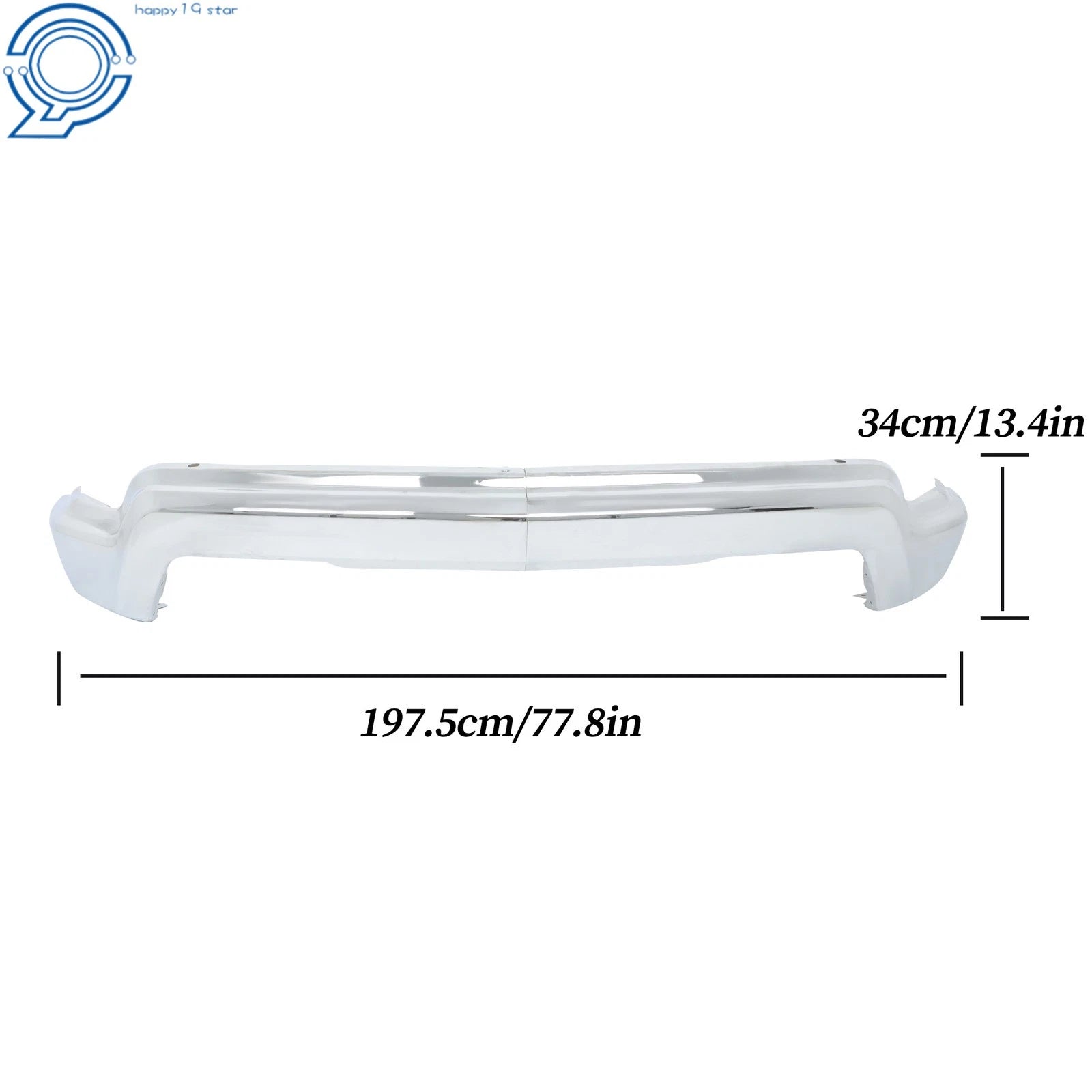 Chrome Steel Front Bumper for Chevy Silverado (2022-2024)