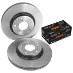 Front Disc Brake Rotors + Pads for Mazda CX-5 KE (2012-2014)