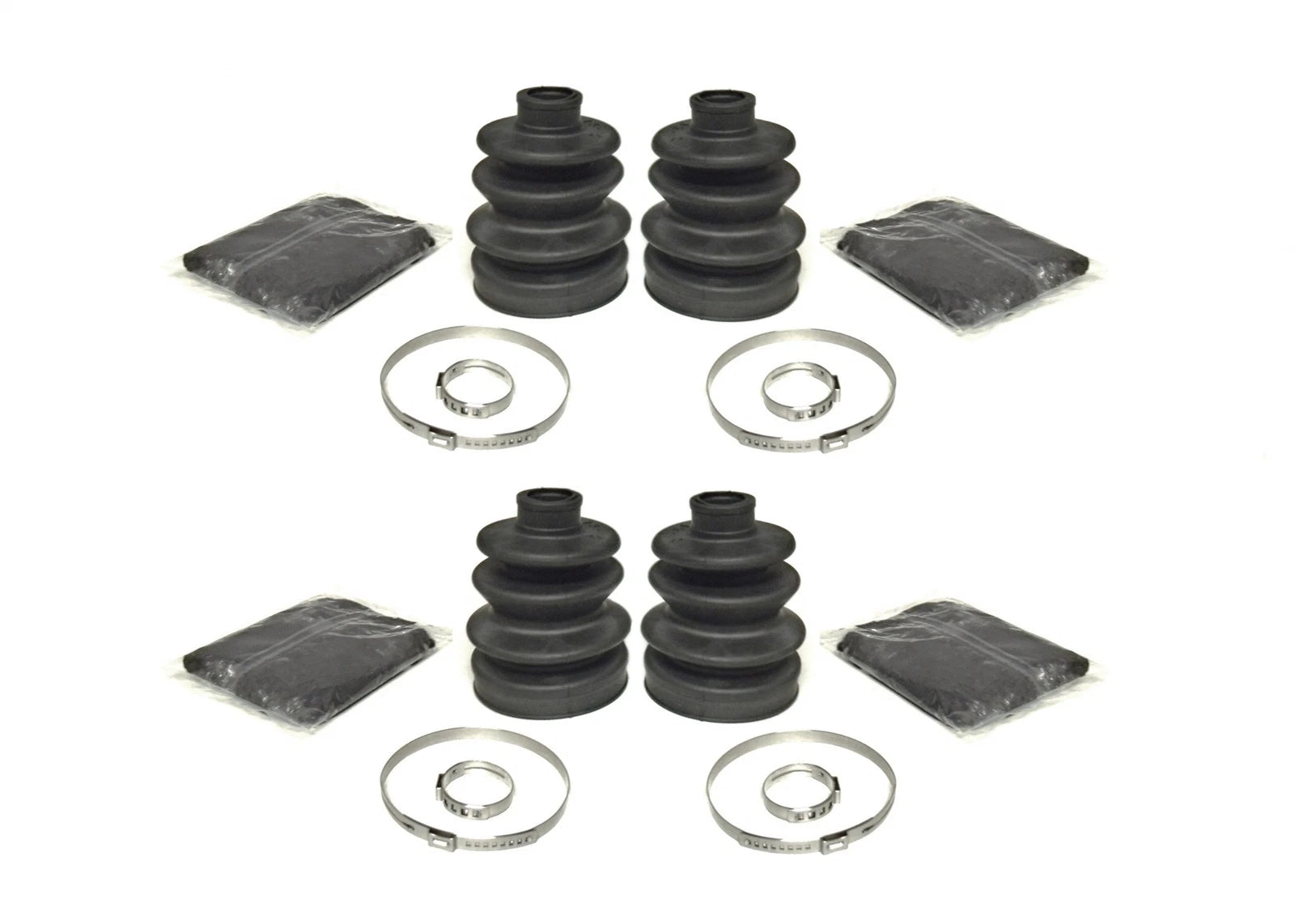 Set of 4 CV Boot Kits for Yamaha Rhino 450 660 (2005–2009) Outer Front & Rear