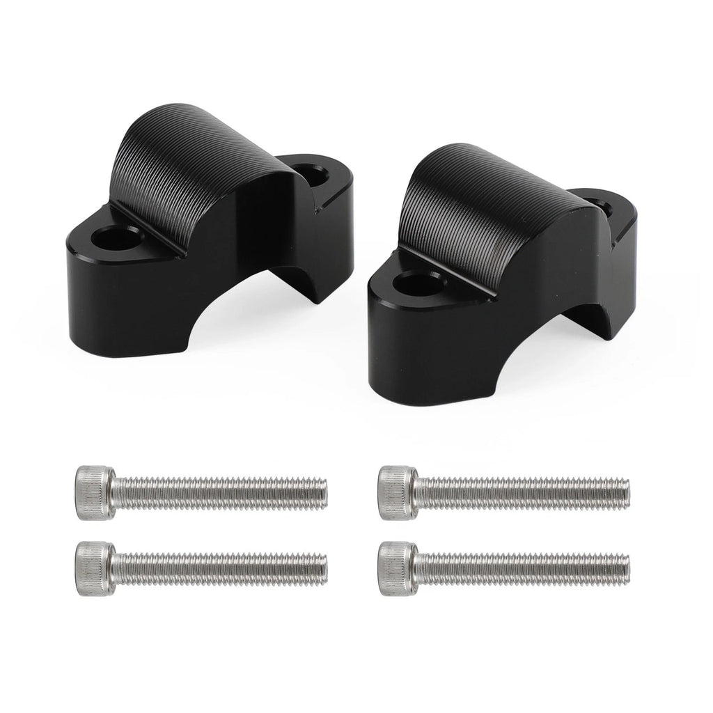 CNC Black Handle Bar Clamp Riser for CF-Moto CF800MT (2021–2022)
