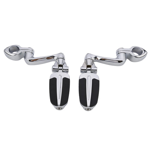 1 1/4" Highway Bar Footpegs for Harley Touring Street Road Glide