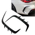 Rear Bumper Splitter Canard Trim for BMW 4 Series G22 G23 (2021–2022)