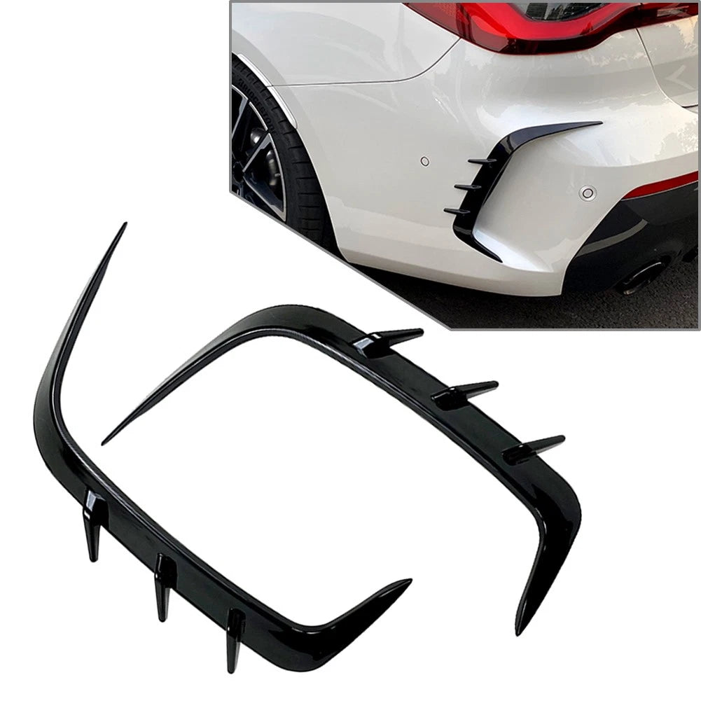 Rear Bumper Splitter Canard Trim for BMW 4 Series G22 G23 (2021–2022)