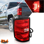 Red Lens Tail Brake Light with Reverse Lamp for Silverado/Sierra (2014–2019)