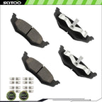 Rear Ceramic Brake Pads for Chrysler Concorde, Intrepid (2002–2004)