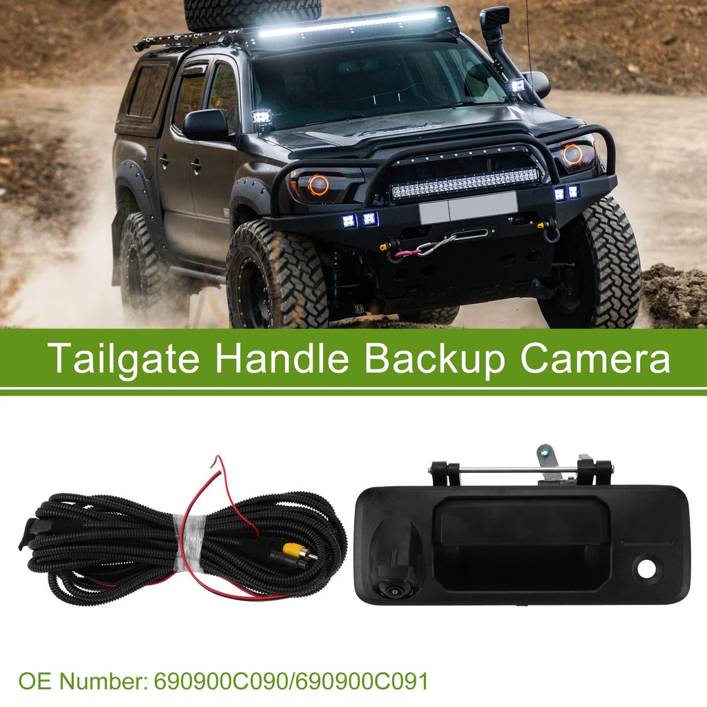 Tailgate Handle with Backup Rear View Camera No. 690900C090 for Toyota Tacoma (2016–2022)