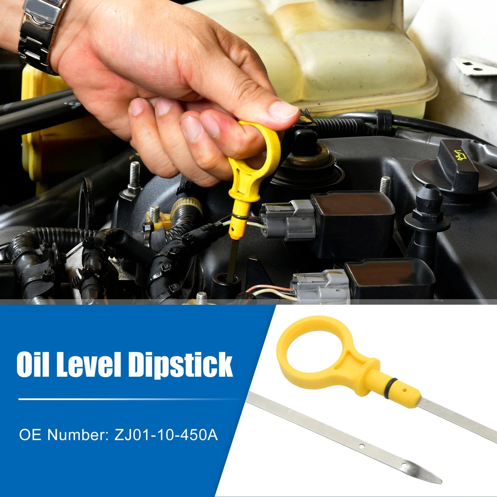Engine Oil Level Dipstick for Mazda 2 (2011–2014) No.ZJ01-10-450A