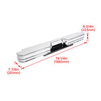Rear Step Bumper Assembly for Ford F-150 F-250 Bronco (Universal)