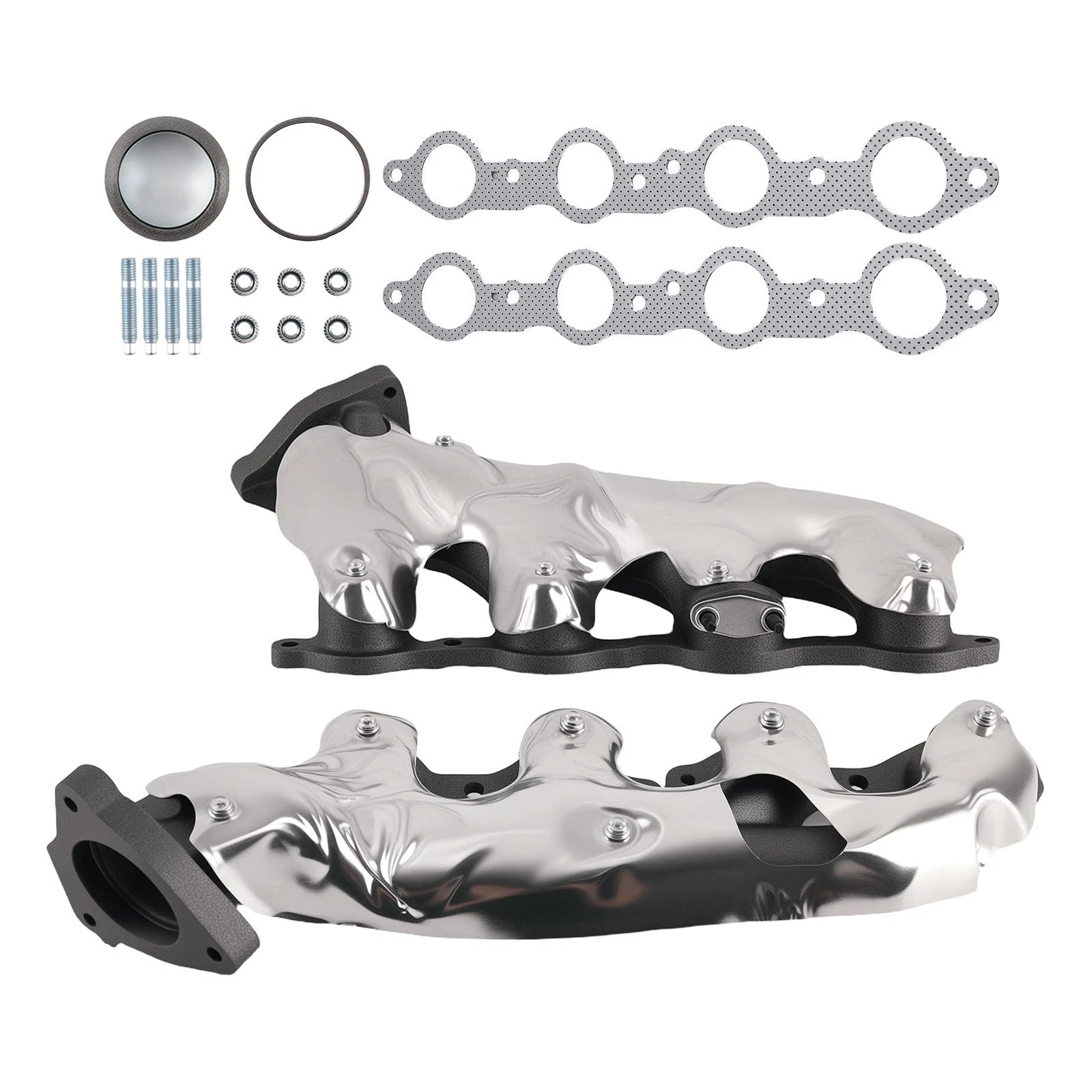 Left & Right Exhaust Manifold for Chevy Silverado GMC Sierra Yukon (2000–2006)