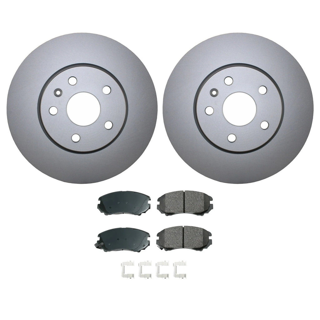 Front Brake Kit 321mm Rotors & Akebono ProACT Pads for Buick Chevrolet GMC