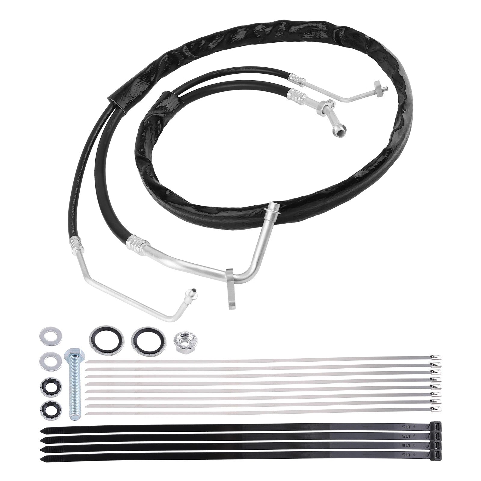 Rubber & Aluminum Rear AC Lines for Chrysler Town & Country (C68100)