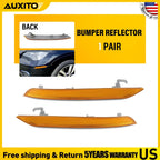 Pair Front Bumper Reflector Lights for BMW X6 E71 (2008–2014) 63147179991 63147179992