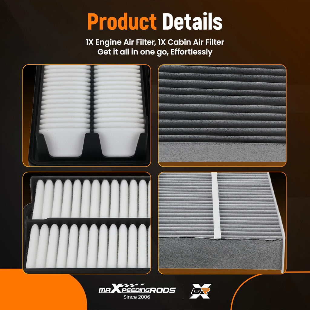 2PC Air Filter Kit for Honda Civic Hybrid (2025)
