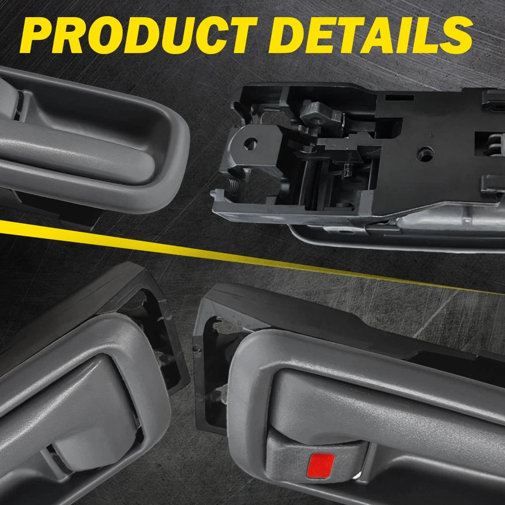 Set of 4 Interior Door Handles for Toyota Tundra (2000–2006) Gray