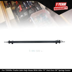 7000lbs Trailer Axle Beam with Idler for Trailer (75" Hub Face, 58" Spring Center)