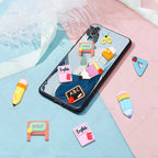 3D Resin Cabochon School Theme Pencil Ruler for DIY Craft (No Year)