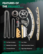 Timing Chain Kit for Acura TSX ILX Honda Accord Civic CRV 2.4 (2008–2015)