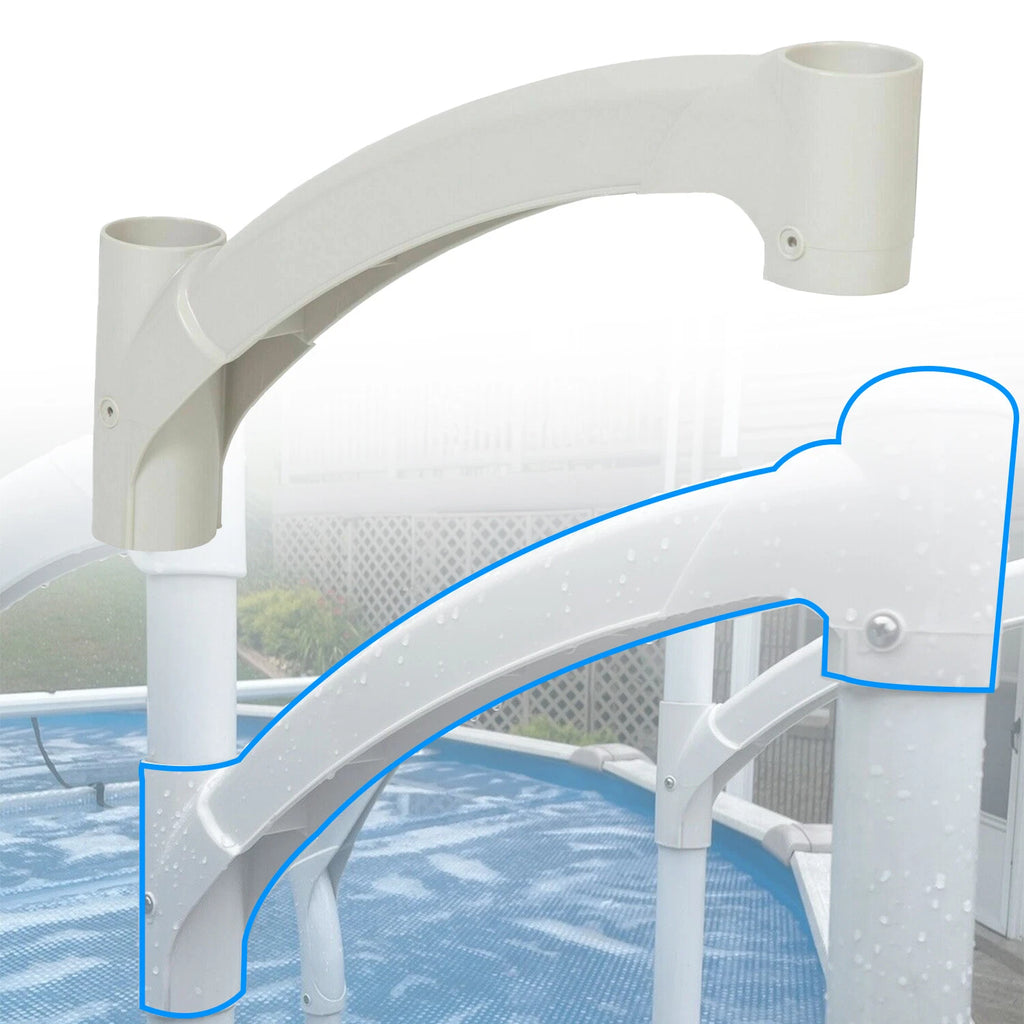 Handrail for BiltMor Above Ground Swimming Pool Step (1PC) White
