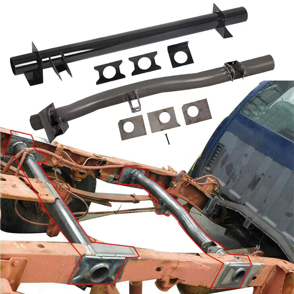 Rear Tank Support + Rear Shock Mount Crossmember for Chevy Silverado/GMC (1999–2006)
