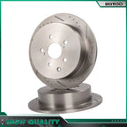 Set of 2 Rear Brake Rotors for Lexus RX350 RX450h (2011–2020) Toyota Sienna