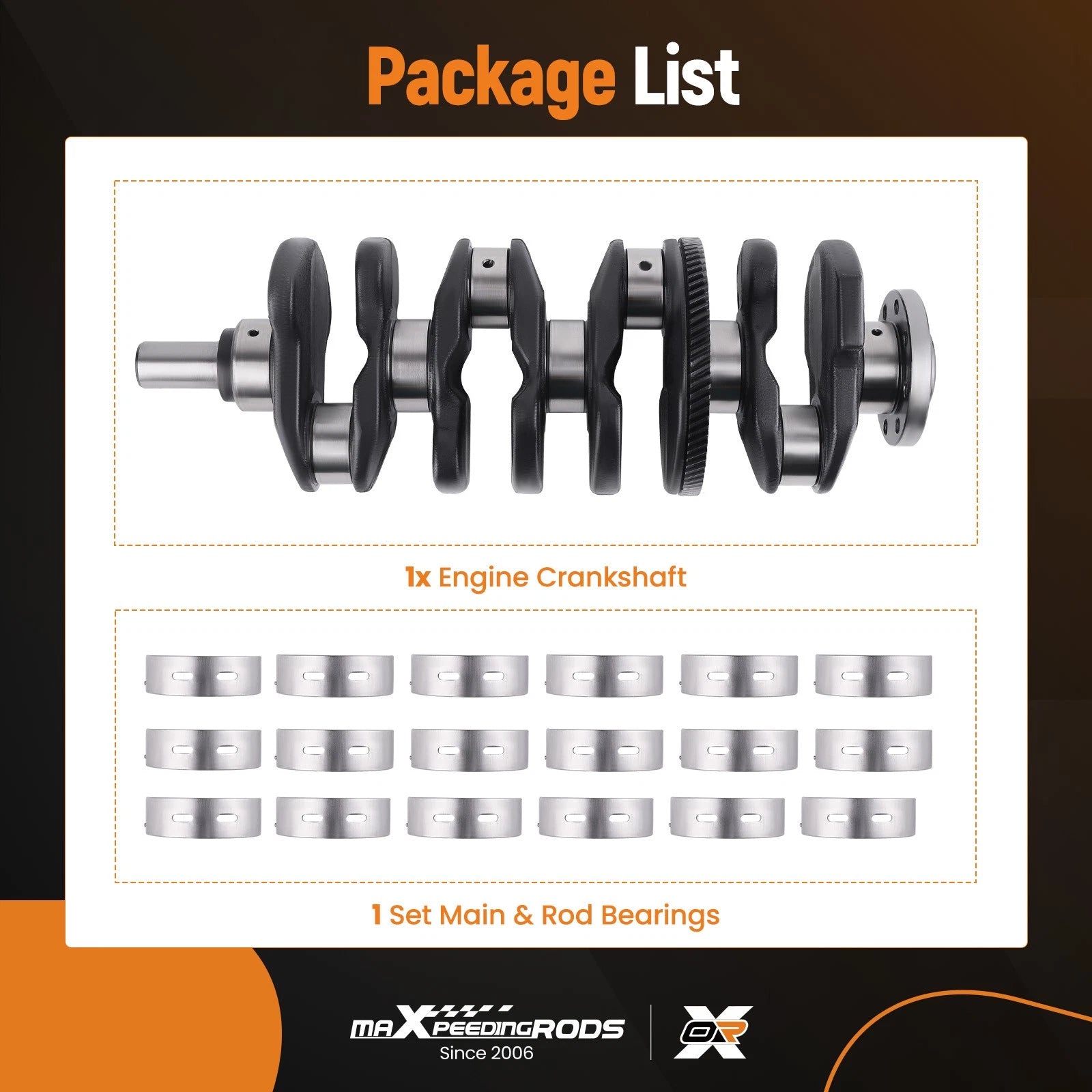 2.0L Engine Crankshaft & Bearings for Mercedes-Benz M270 M274 (2013–2020)