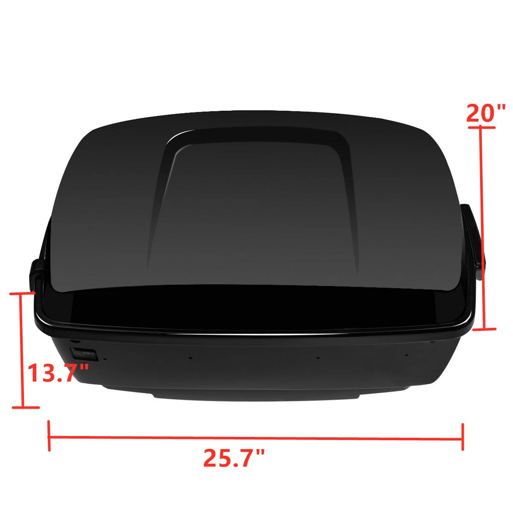 Trunk Pad Mount Rack Speaker for Harley Road Glide King (2009–2013)