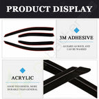 4Pcs Window Visor Shade Rain Guard for Acura TSX (2004–2008)