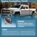 Engine Cooling Fan Clutch for Chevrolet Silverado 1500 V8 6.0L (2011–2013) No. 84568307