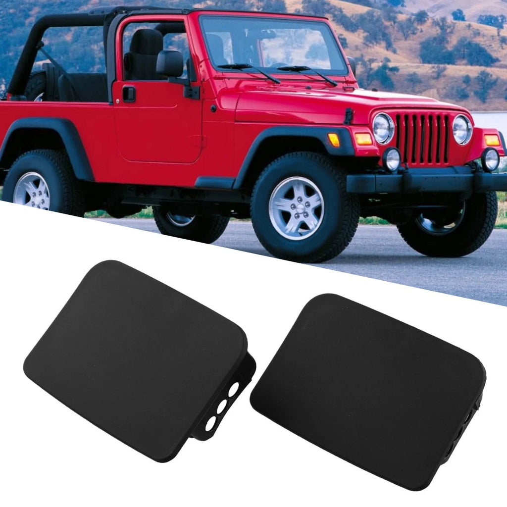 Set of 2 Bumper Ends for Jeep Wrangler (1997–2006)