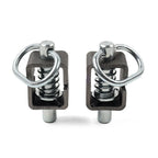 Utility Steel Spring Trailer Gate Latch Lock Assembly 5/8" Weld-On