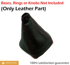 Manual Shift Boot for BMW M3 Z4 E85 (2003–2008) Red Stitch Leather Synthetic