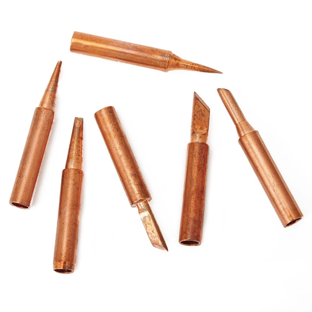6pc Lead-Soldering Iron Tips 900M-T for 936 937 938 969 8586 852D