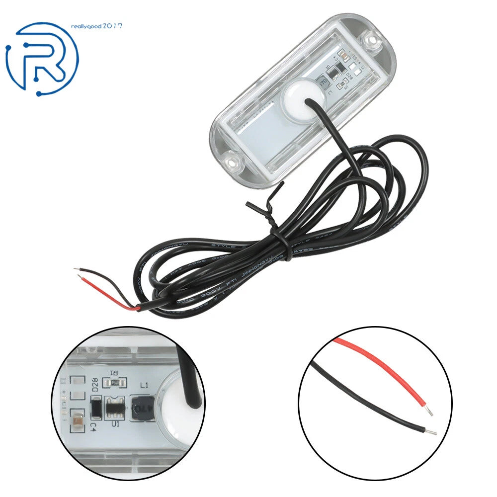 27 LED Underwater Transom Lights for Marine Boat (316 Stainless Steel)