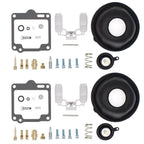 2X Carburetor Repair Kit Float Diaphragm for Yamaha XV750 XV1100 (1981–1999)