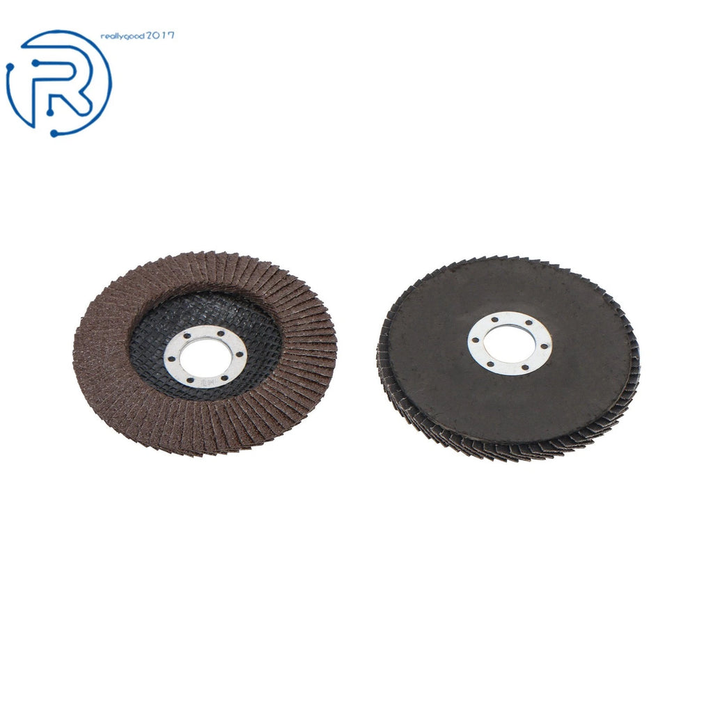 100PCS 4.5" Zirconia Flap Disc Sanding Grinding 40 Grit