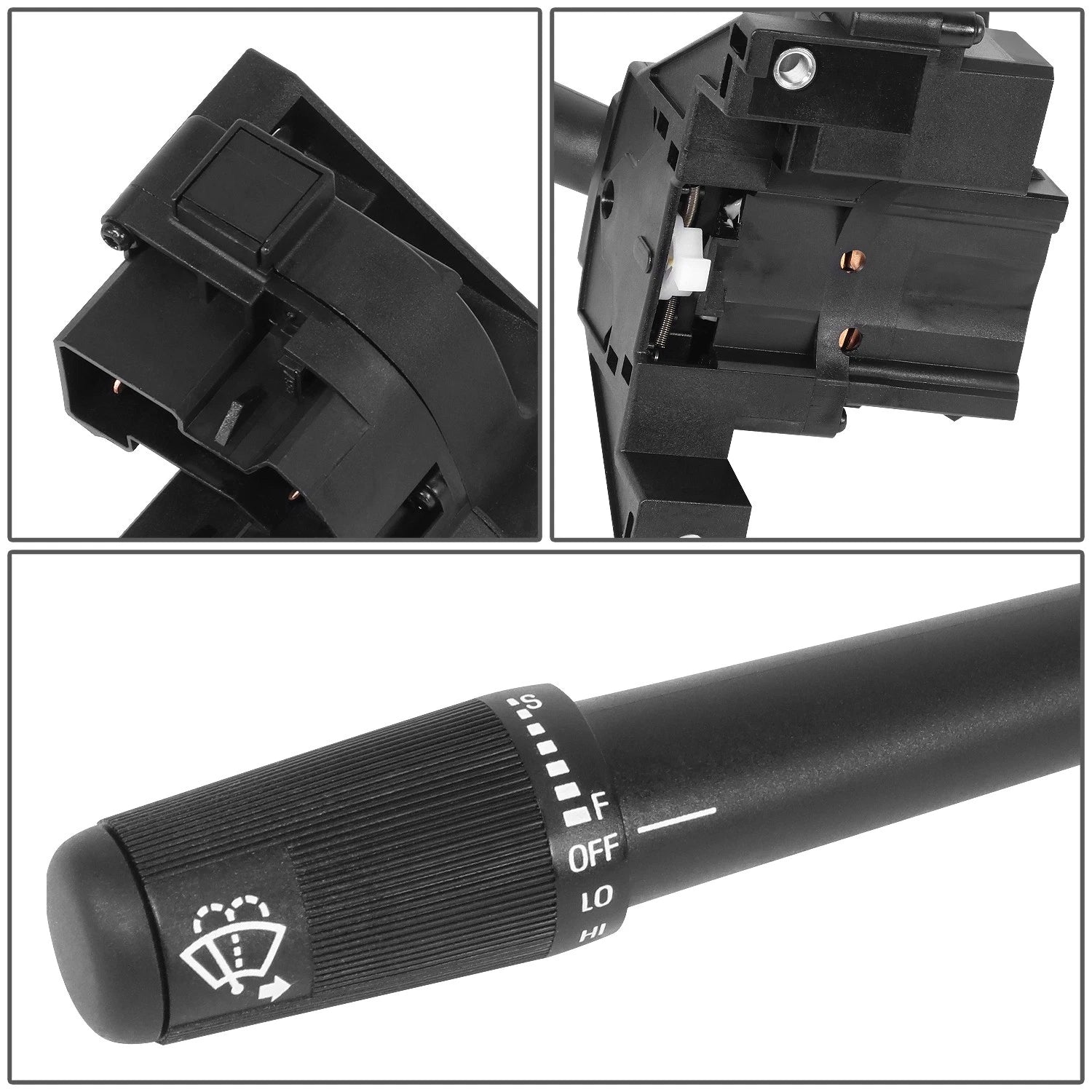 Turn Signal Combination Switch for Ford Mustang (1990–1993) Matte Black