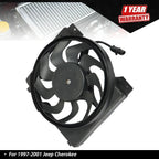 Radiator Cooling Fan for Jeep Cherokee 4.0L 2.5L (1997–2001)