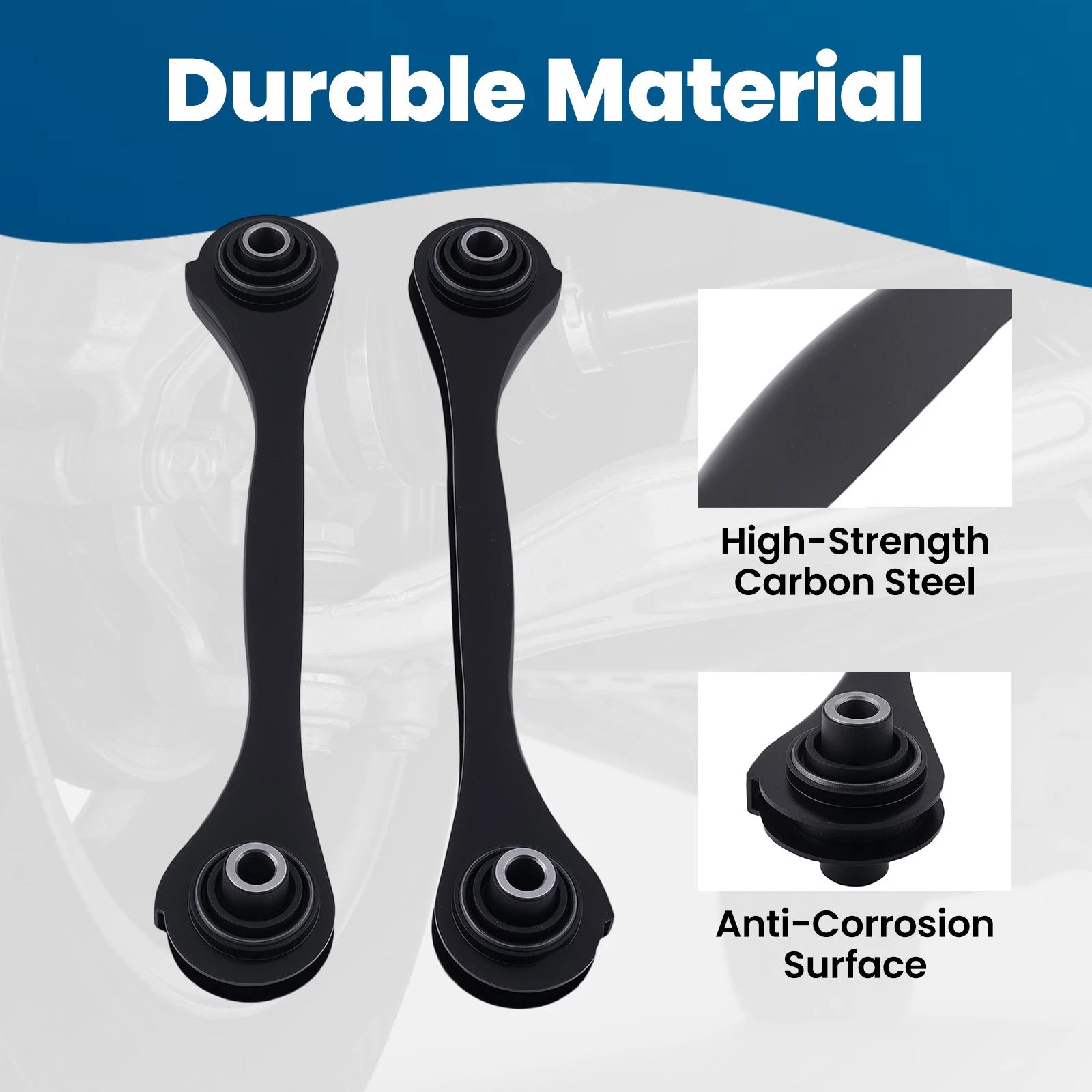 4X Rear Lower Control Arm Kit & Sway Bar Link for VW Jetta Passat Tiguan (2006–2021)