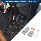 2 Pin Radiator Fan Connector Plug for Toyota RAV4 (1994–2000)