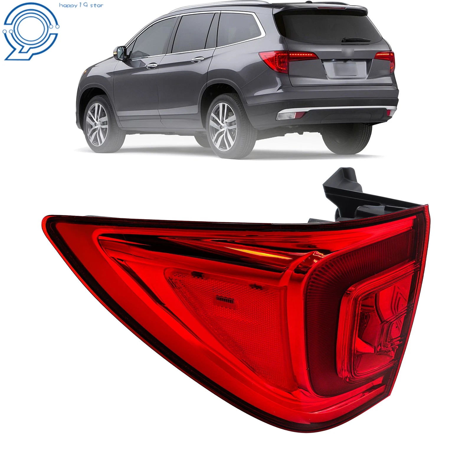 Tail Light Lamp for Honda Pilot 2016-2018 & Passport 2022-2023 Left Side