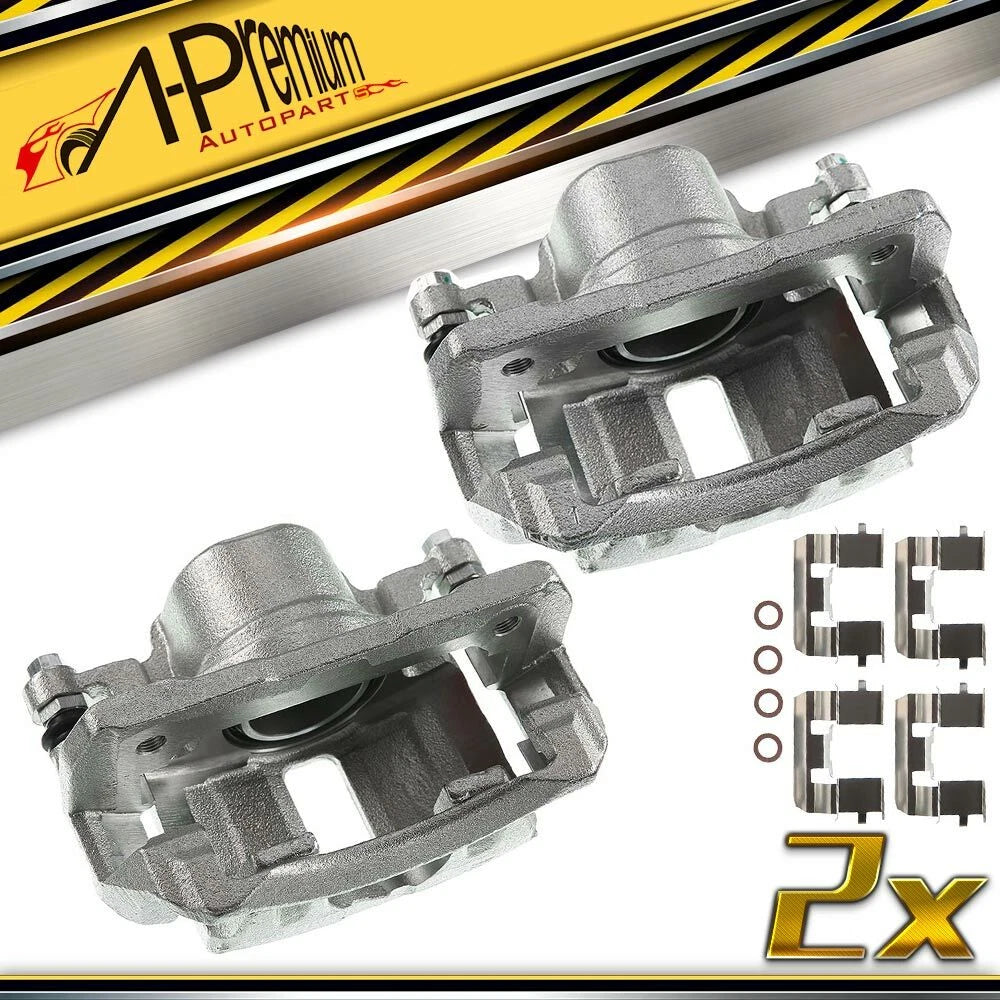 2X Front Disc Brake Calipers with Bracket for Honda Accord (2003–2007)
