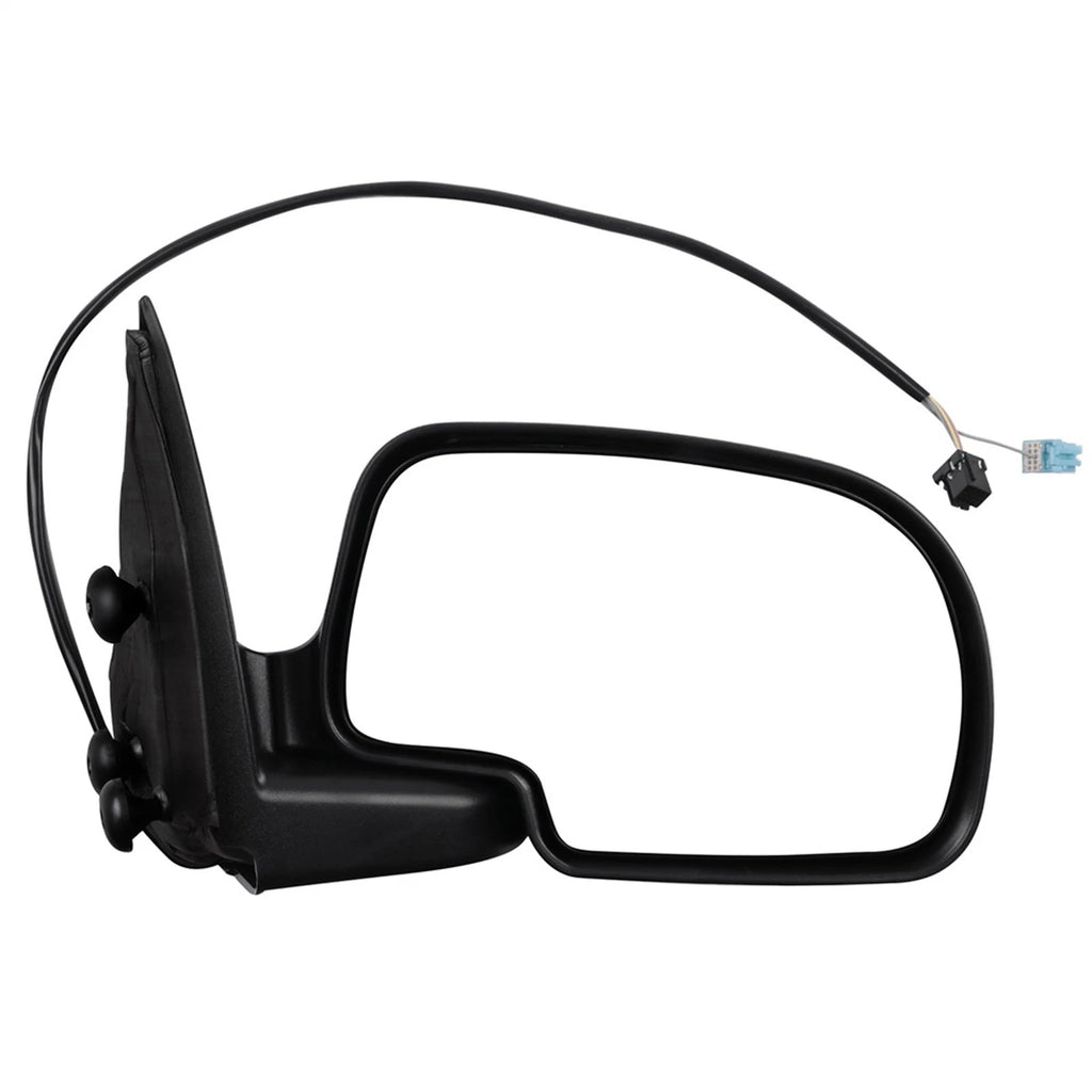 Passenger Side Power Heated Black Exterior Mirror for Chevy GMC (2003–2006)
