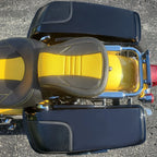 4" Stretched Extended Hard Saddle Bags for Harley Electra Glide Road King (1993–2013)