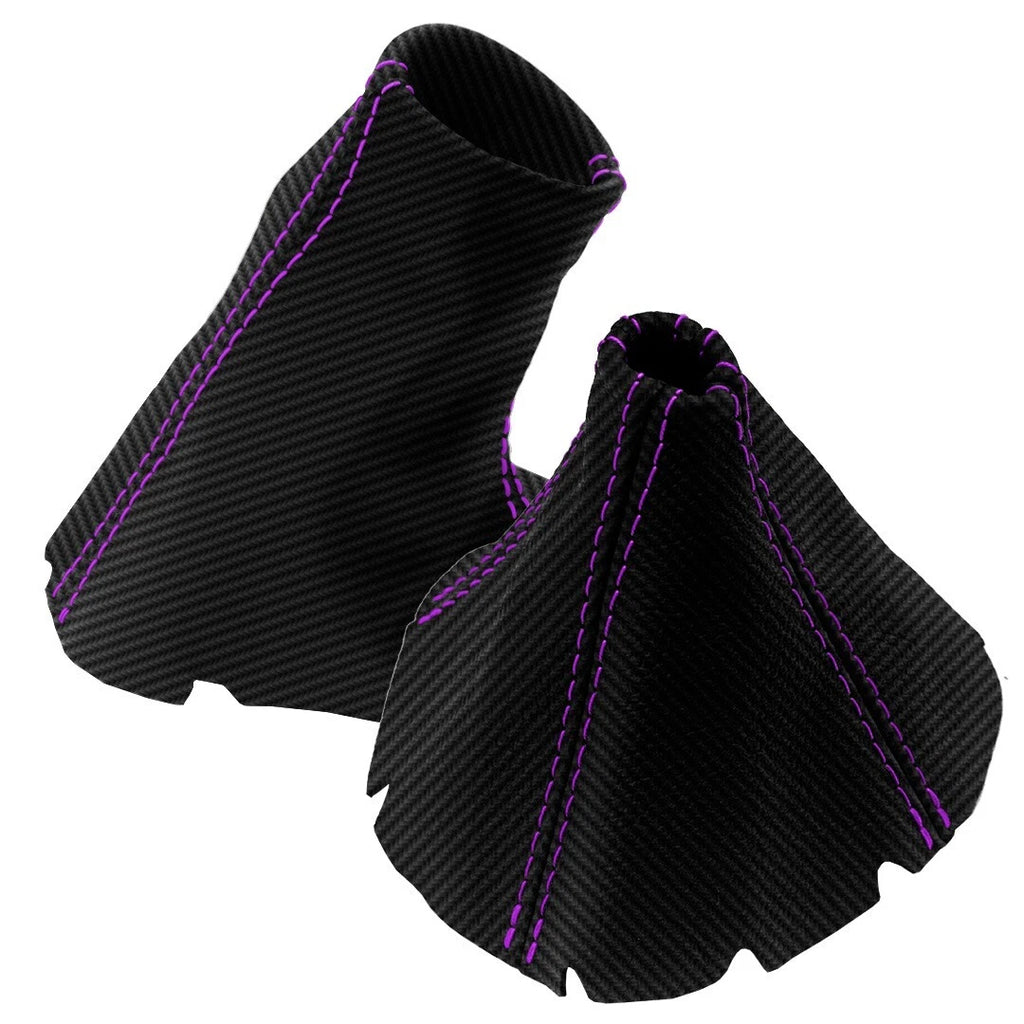 Manual Shift & E Brake Boot for Dodge Viper (2003–2006) Purple Stitch