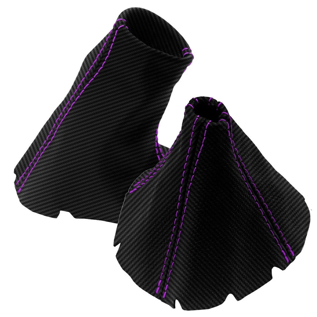 Manual Shift & E Brake Boot for Dodge Viper (2003–2006) Purple Stitch