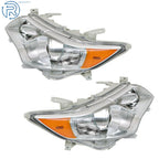 Set of 2 Headlights for Toyota Camry (2012-2014) Chrome Clear